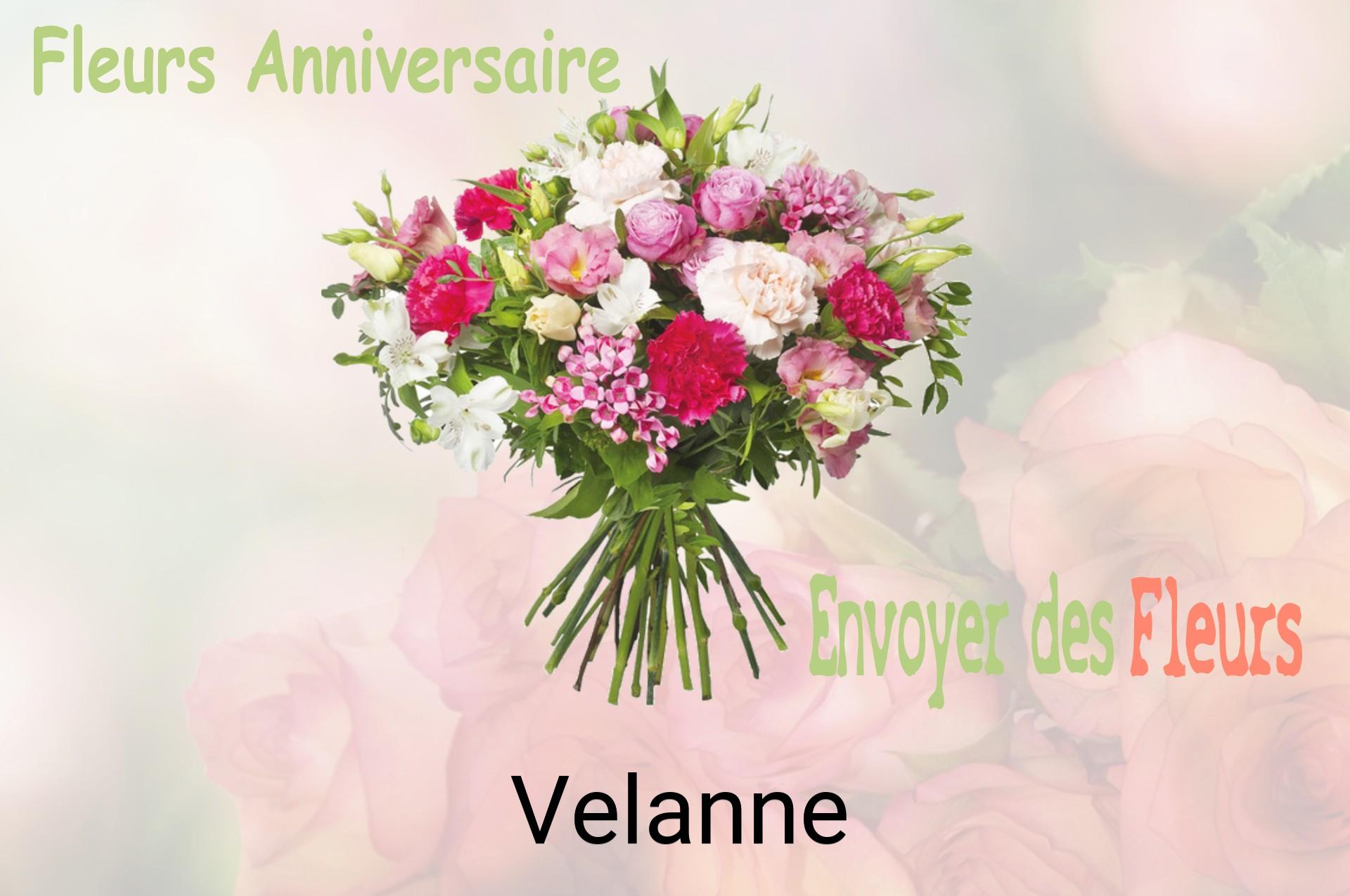 Bouquet de fleurs d’anniversaire livré à Velanne